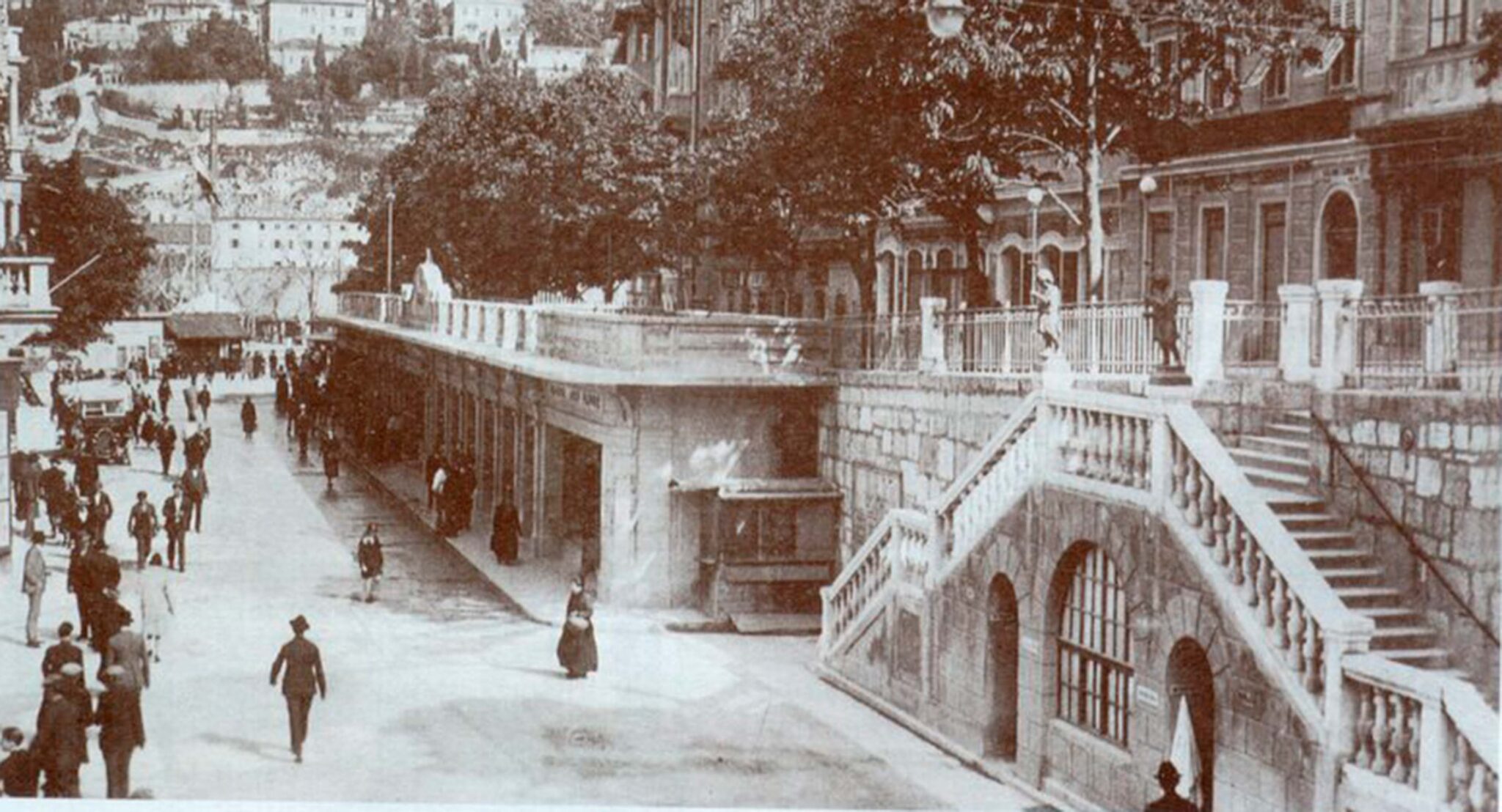 Fussgangerzone unterhalb von meine Kanzlei in 1930