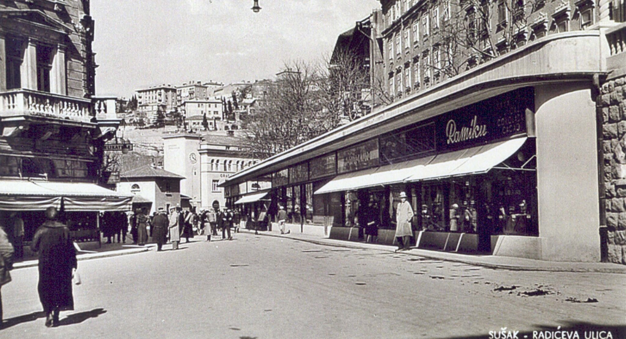 Fussgangerzone unterhalb von meine Kanzlei in 1930er Jahren